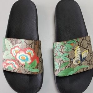 gucci tian slides womens